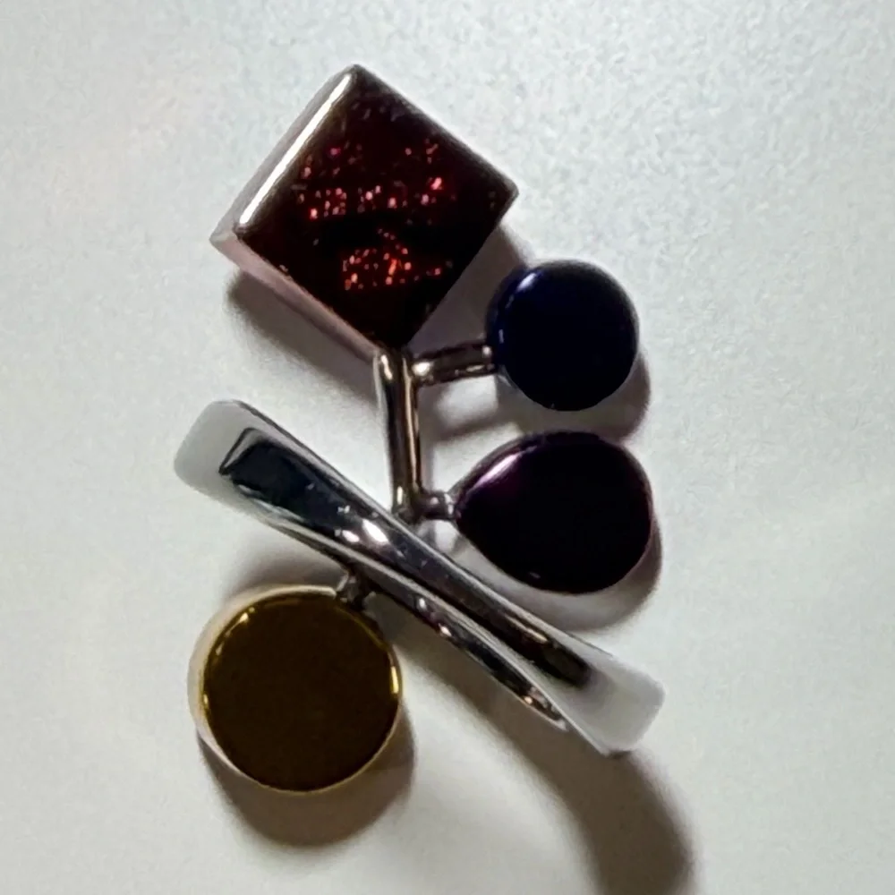 Atelier Swarovski by Peter Pilotto Arbol Cocktail Ring Size 6